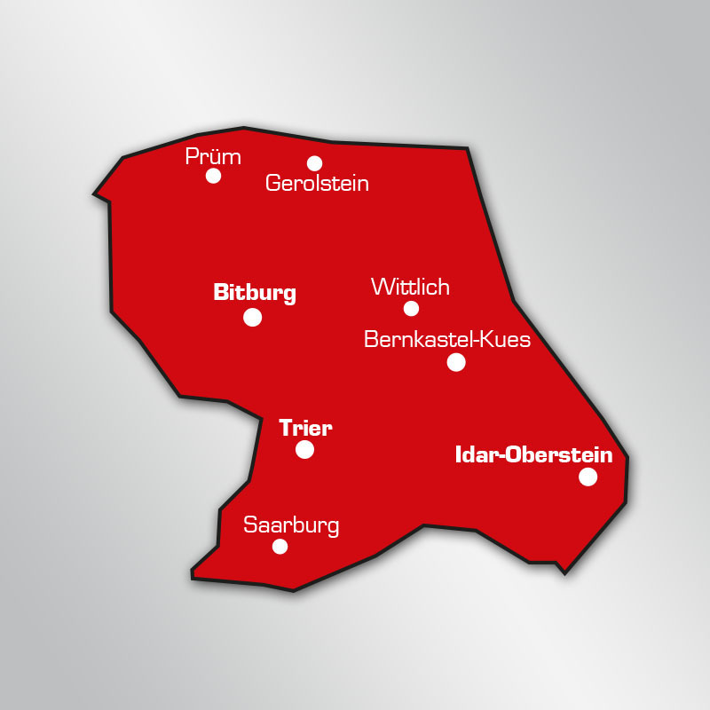 Liefergebiet Trier Liefergebiet Trier